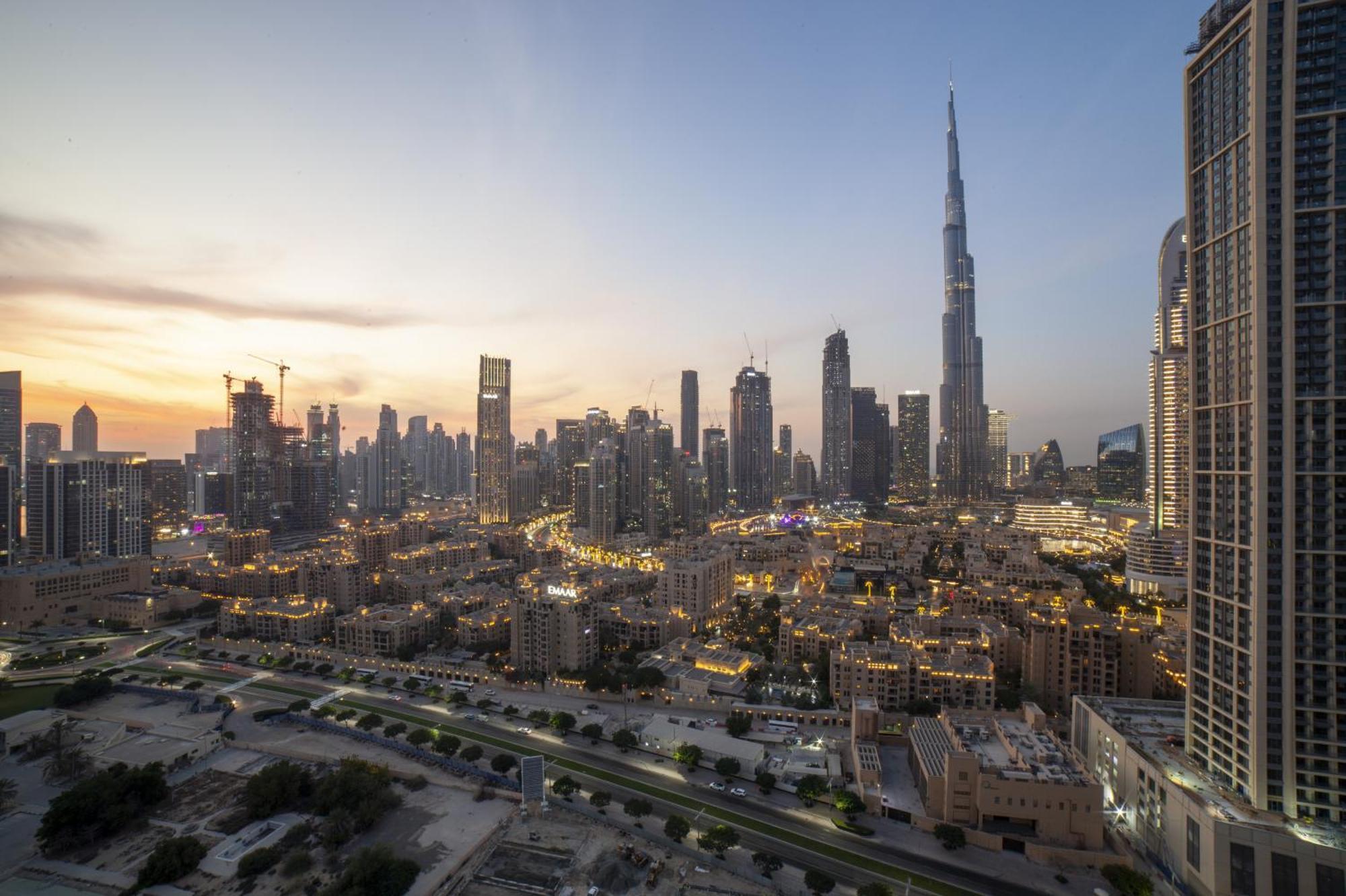 Upgraded Apartment With Stunning Burj Khalifa View Dubái Exterior foto