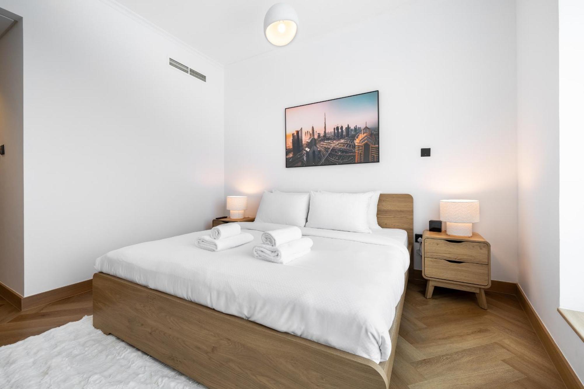 Upgraded Apartment With Stunning Burj Khalifa View Dubái Exterior foto