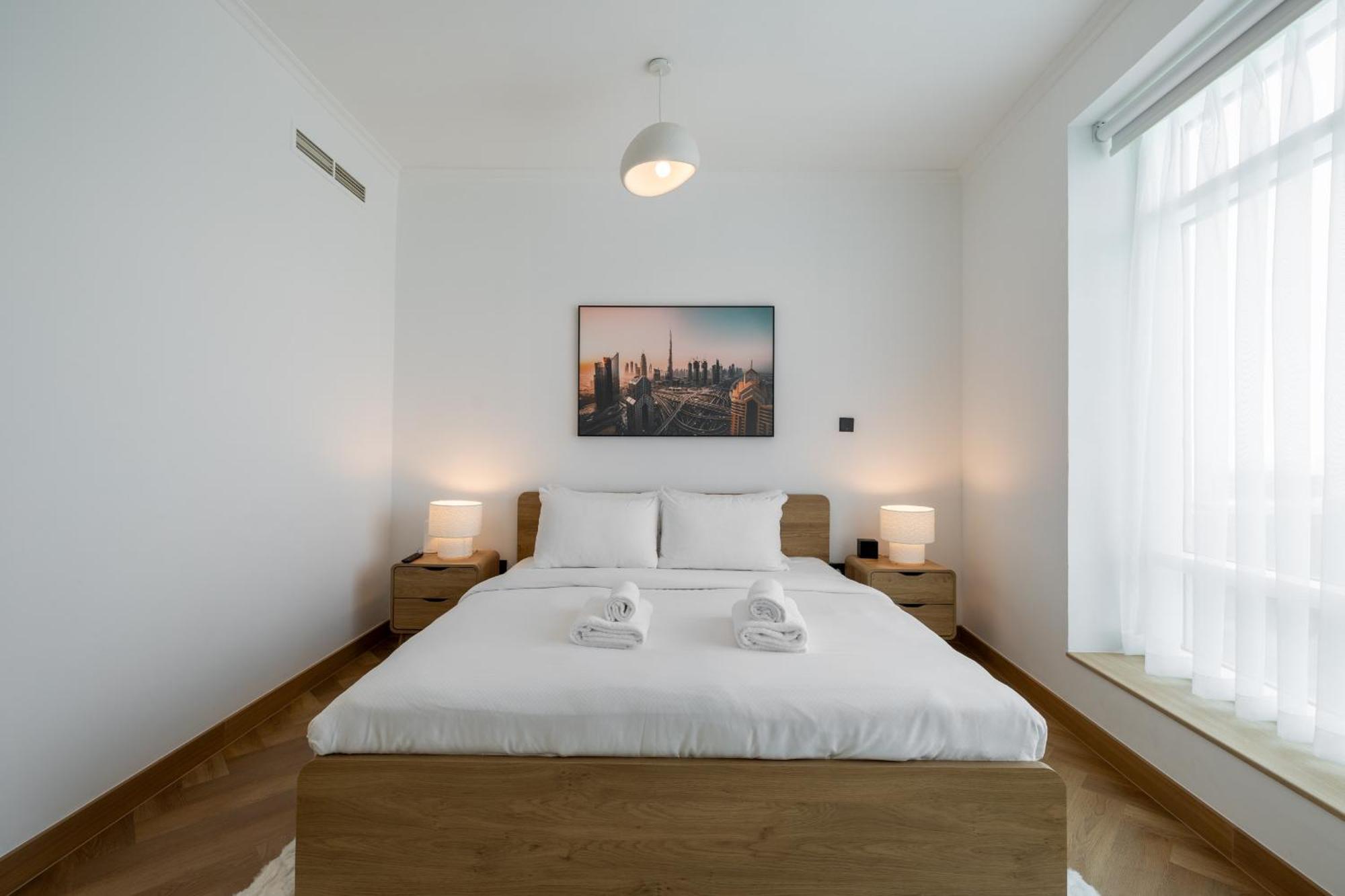 Upgraded Apartment With Stunning Burj Khalifa View Dubái Exterior foto